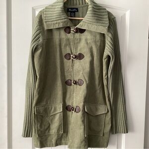 Denim&Co Sage Jacket with Toggle Closure